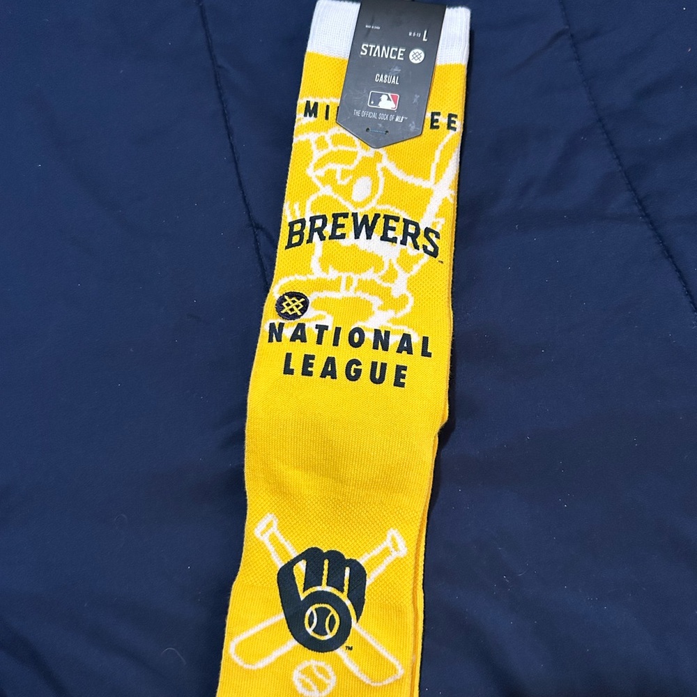 Stance Yellow Milwaukee Brewers Socks